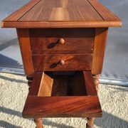 Louis Philippe secret table marquetry