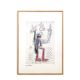 Jean-Michel Basquiat. Numbered color screenprint. 1990s.