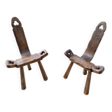 Tabouret tripode espagnol