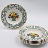 6 hollow plates Villeroy & Boch basket model