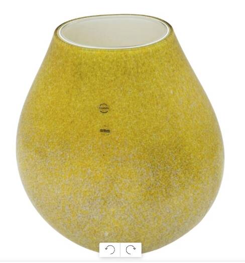 Modern Italian Murano glass table lamp "Pulegoso" by Carlo Nason