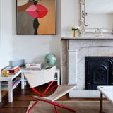 Acrylic paint The last of kisses colorful painting for contemporary design