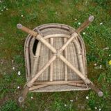 Child chair basket in rattan