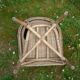 Fauteuil enfant corbeille en rotin