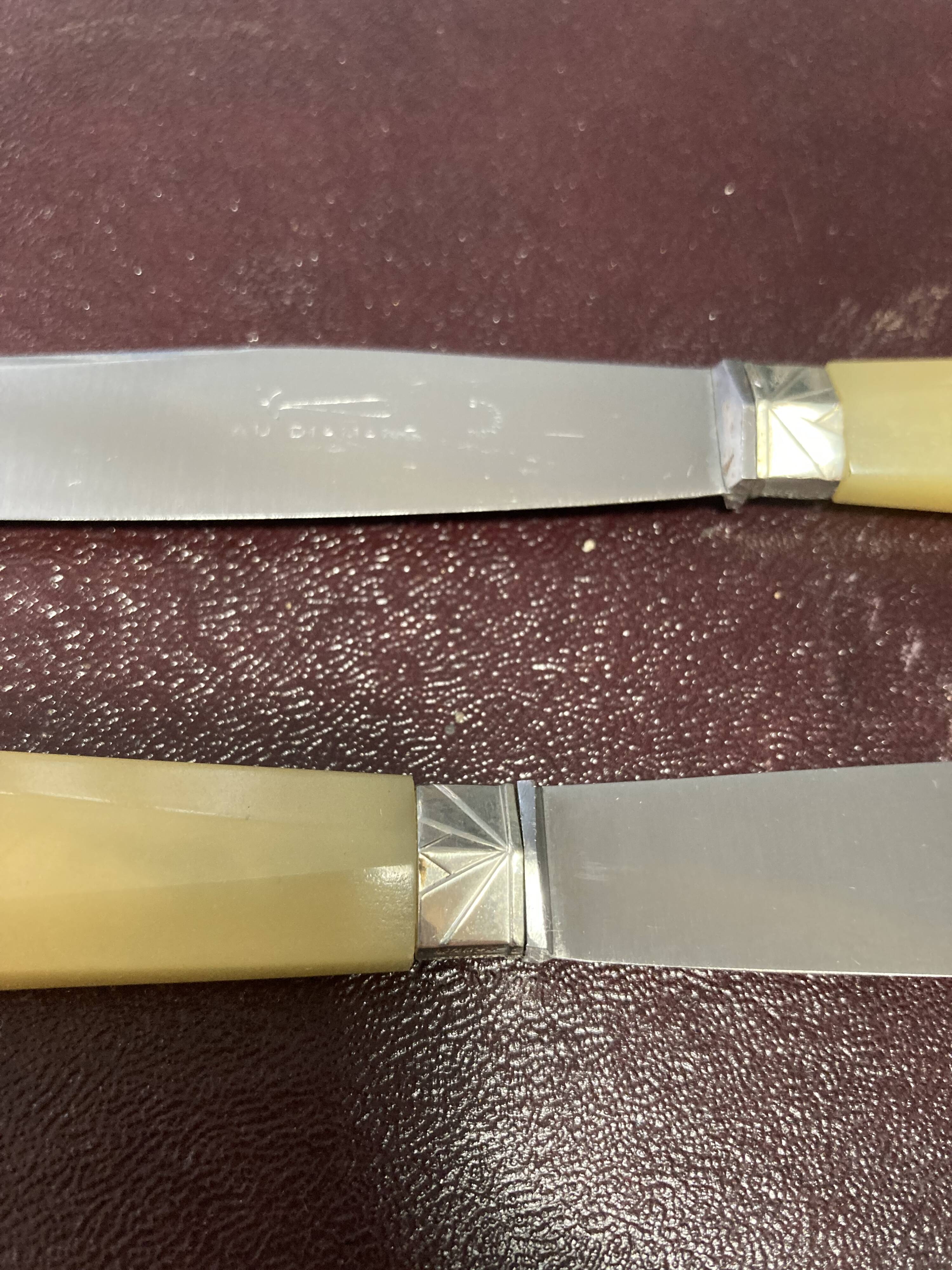 Box of 12 Art Deco knives
