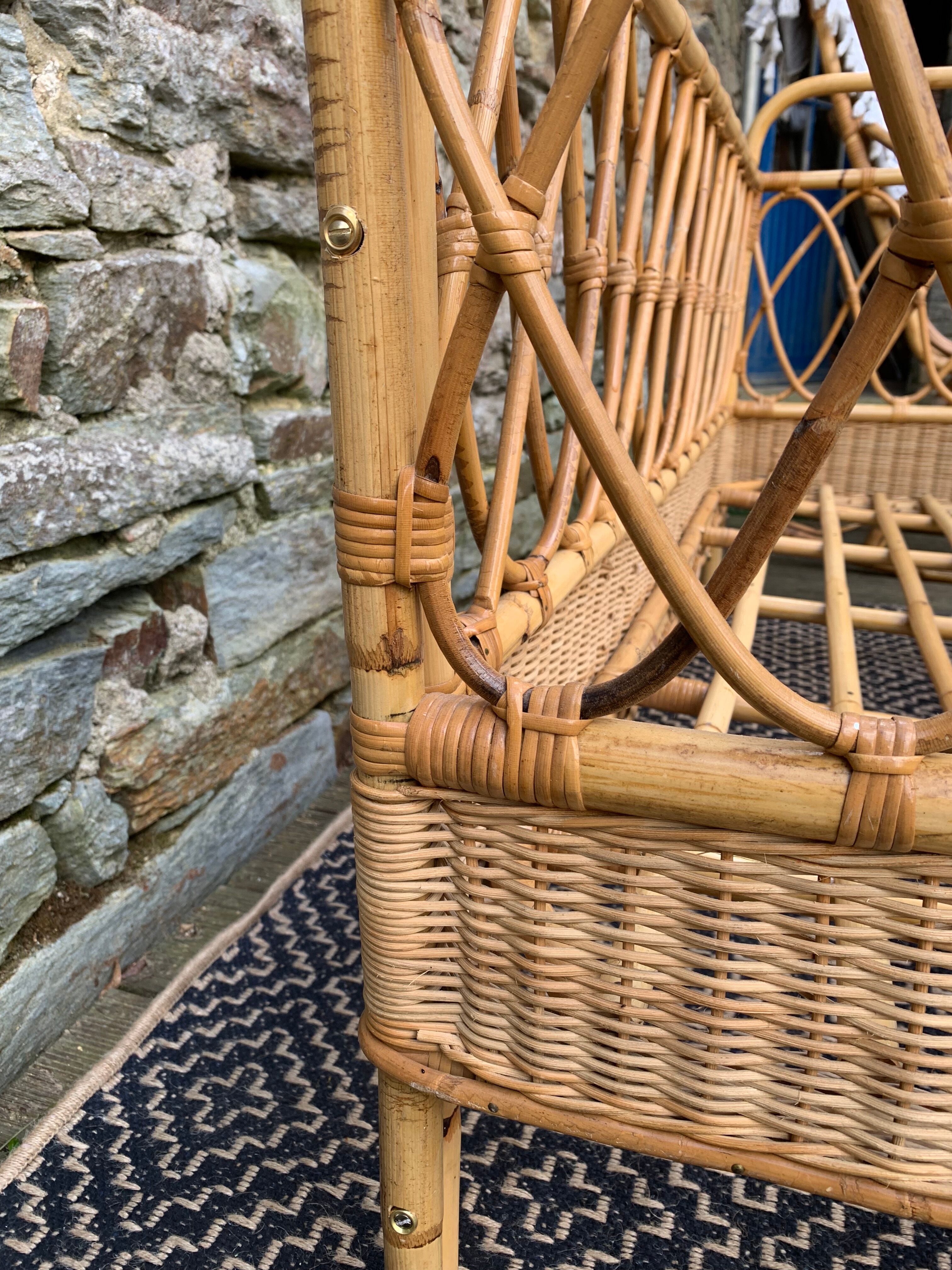 Rattan bed for children