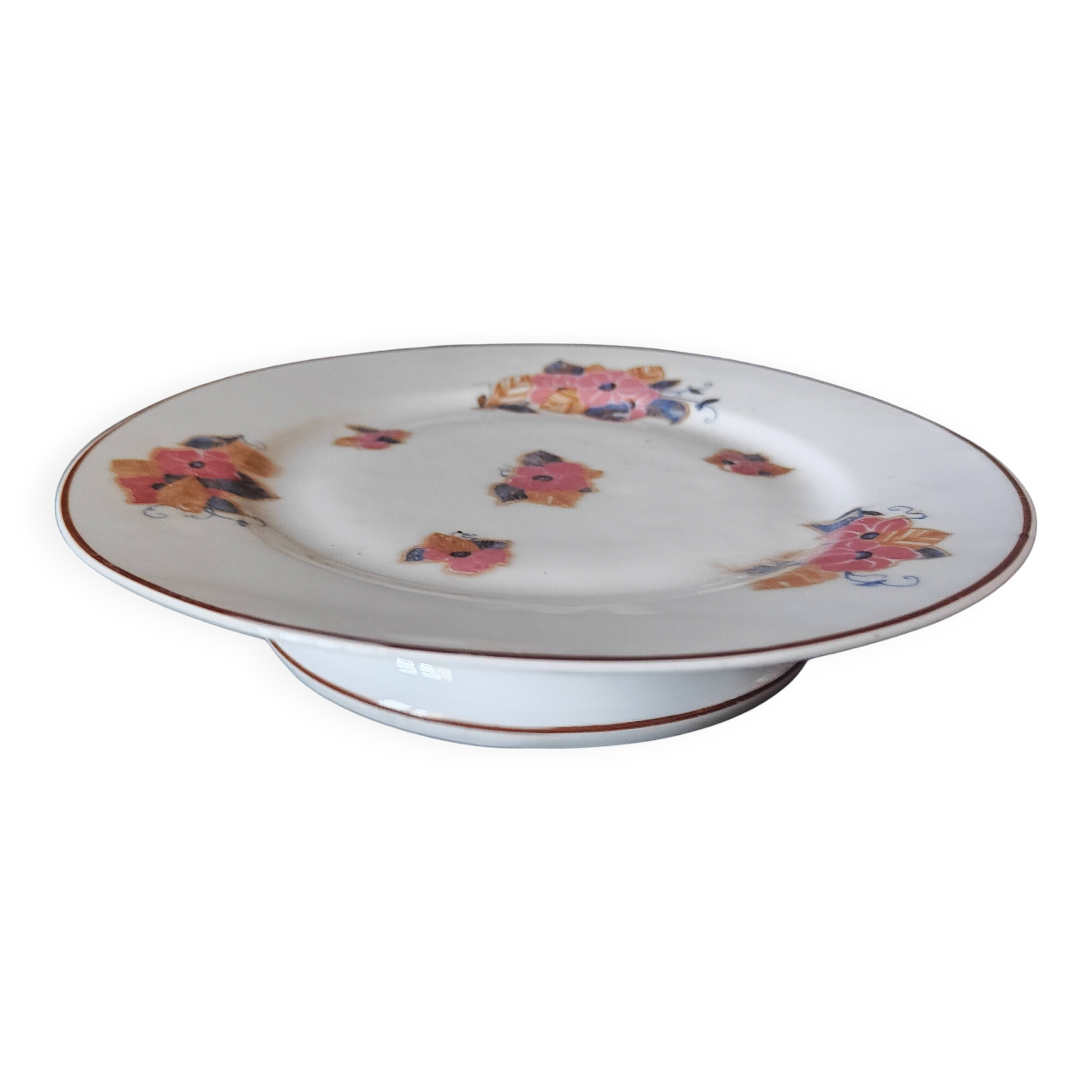 Porcelain A. Hache & Cie / Vierzon cake stand