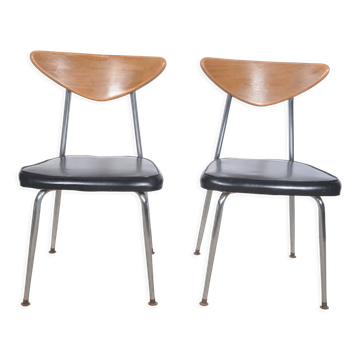 Pair of craft Quebec style chairs