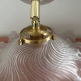 Opaline serrated wall light