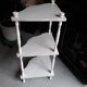 Massive wood angle shelf