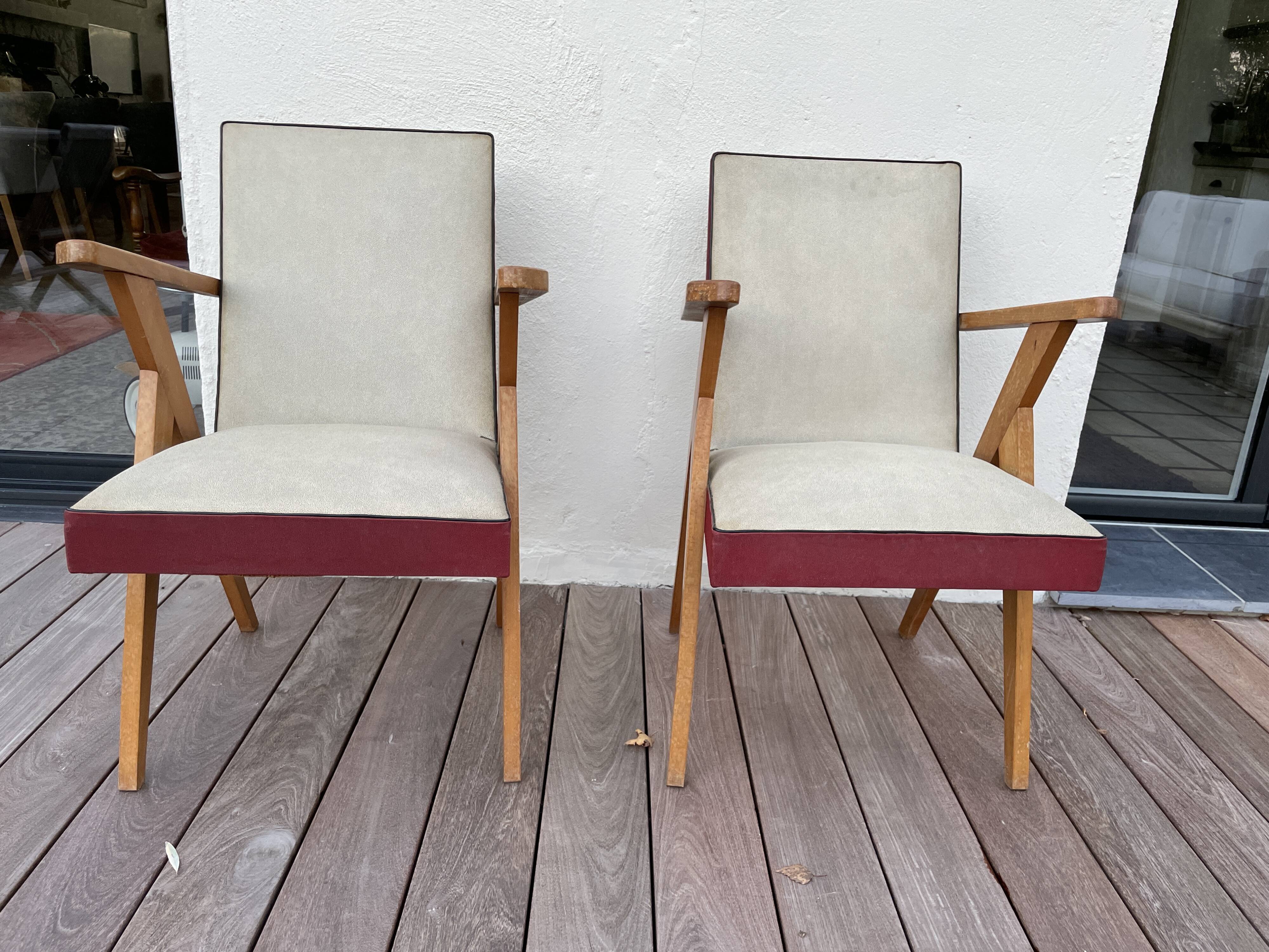 Two armchairs
