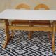 Wooden monastery table