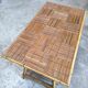 Vintage rattan coffee table