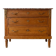 Antique wooden commode with marble and brass.