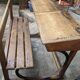 Double school desk with arches RPC Maque Marcel ROY 1920