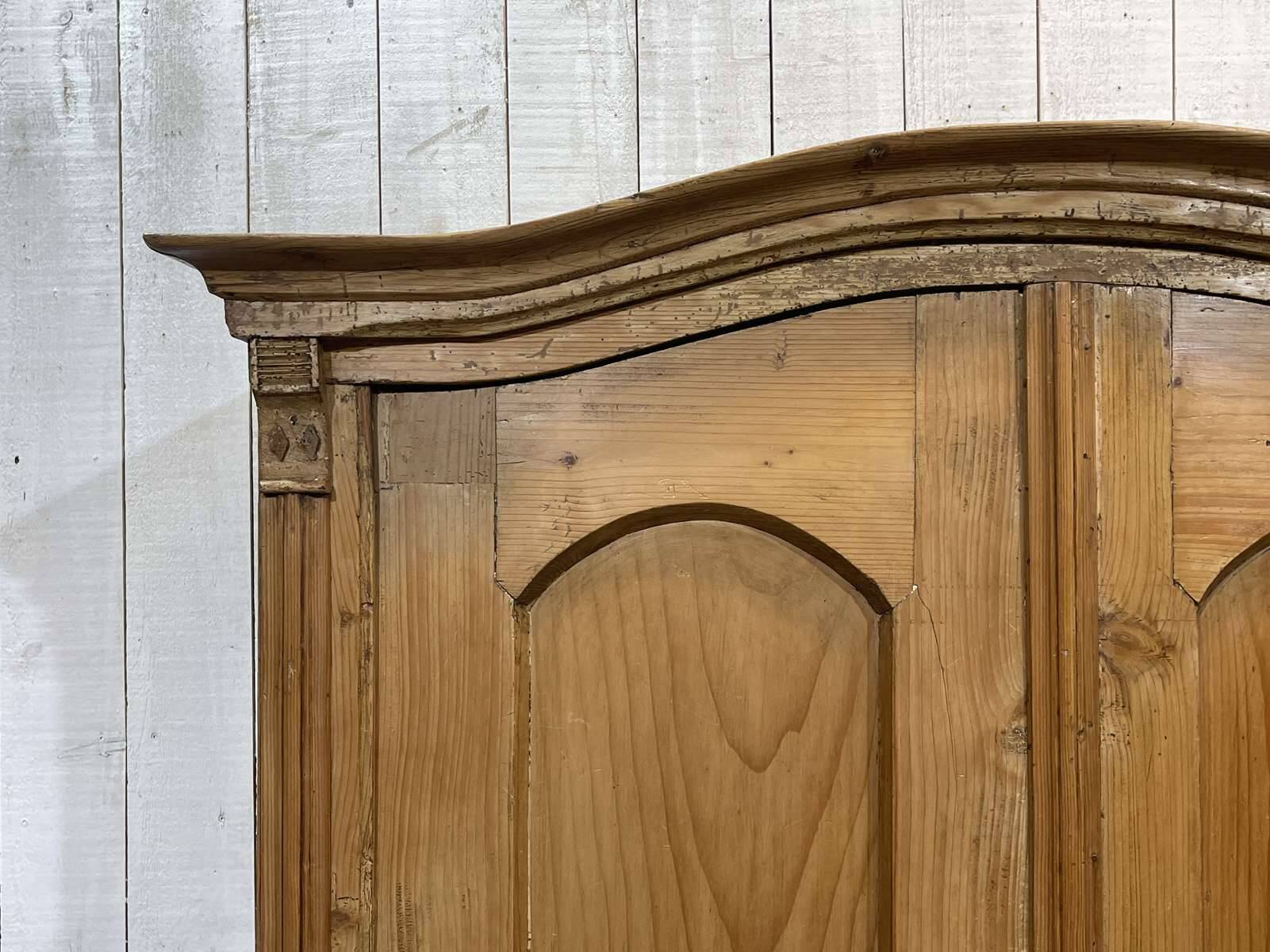 Alsatian fir wardrobe from the late 19th century - Dismantlable