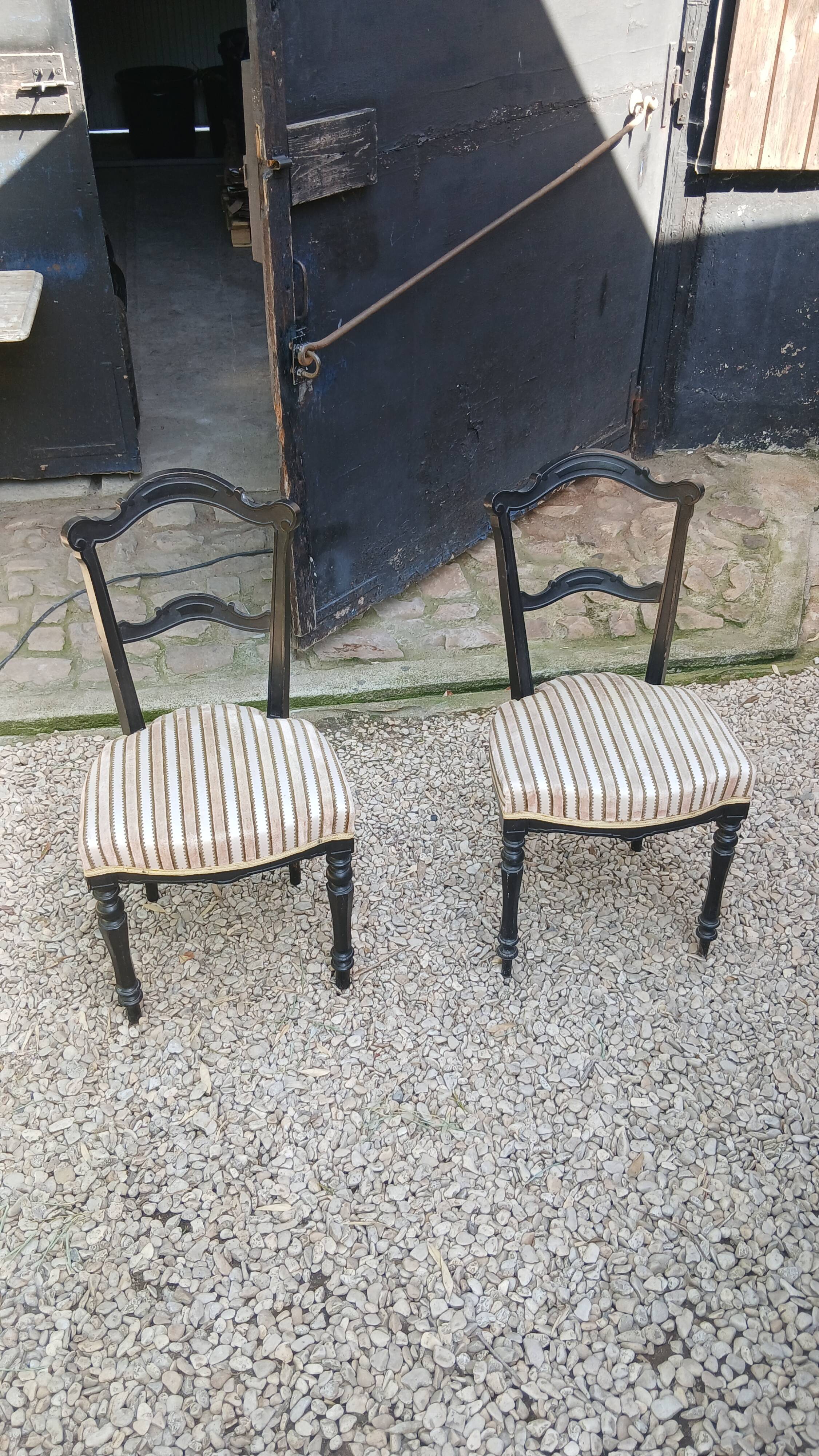 Set of 2 Napoleon III chairs