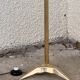 Vintage brass floor lamp in scale and opaline 1950