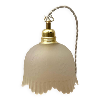 Lampe baladeuse Art Nouveau en verre