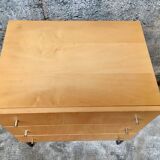 Commodity vintage light wood feet metal 1950 1960
