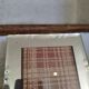 Beveled mirror photo frame to stand, suede back
