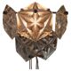 Rare Midcentury Glass Wall Lamp in Style of Kinkeldey, 1960s.