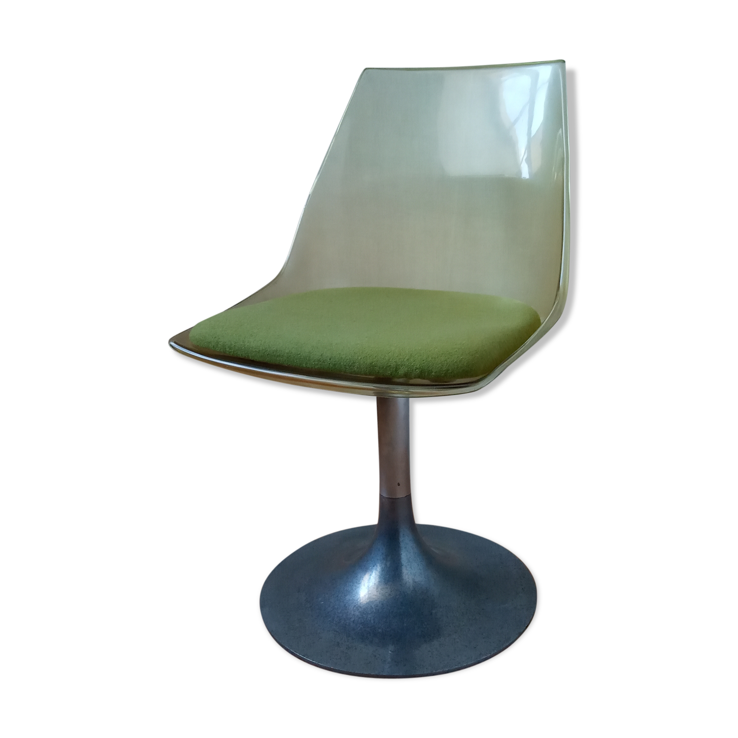 1970 swivel tulip foot chair
