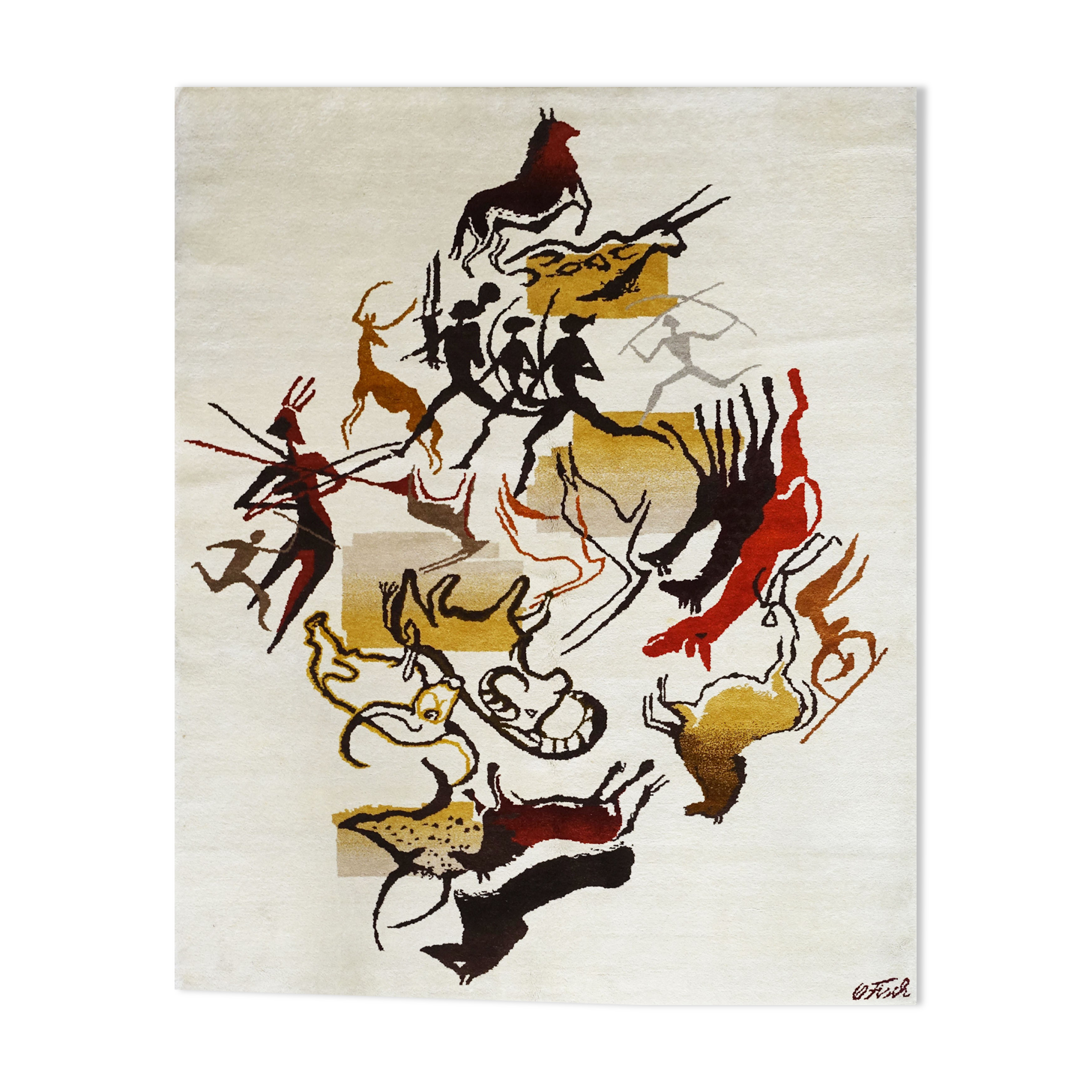 Olga Fisch, Carpet of the Caverna series, circa 1950 243 X 183 cm