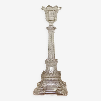 Bougeoirs en forme de tour eiffel fabriqué par la cristallerie de portieux