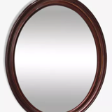 Set of 11 vintage wooden mirrors >60cm