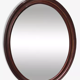 Set of 11 vintage wooden mirrors >60cm