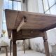 Solid oak farmhouse table with extensions (190-280cm) 1950