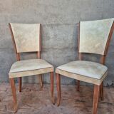 Lot de quatre chaises vintage