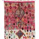 Tapis berbere marocain rose boujad neuf