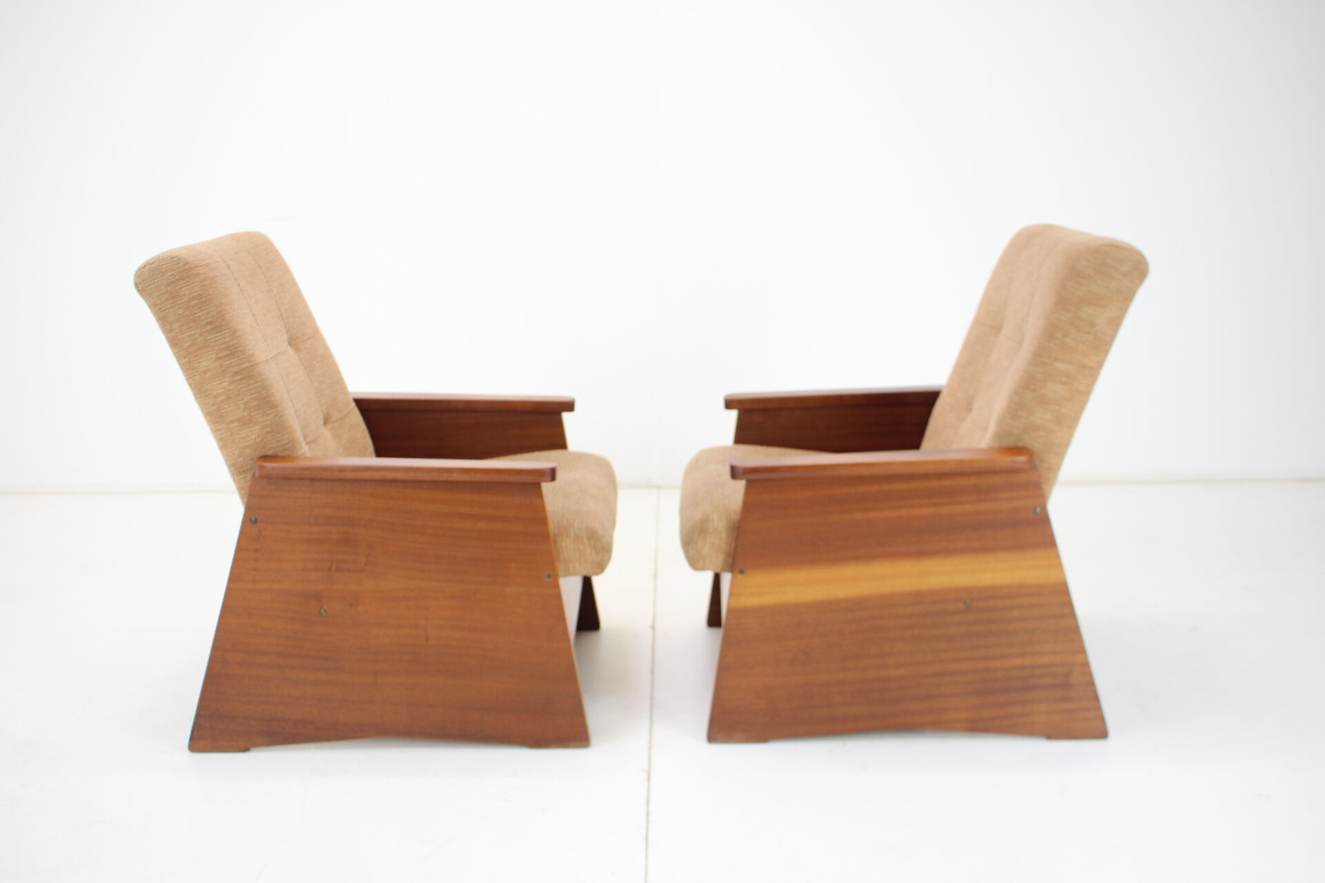 Pair of armchairs czechoslovakia, 1970s