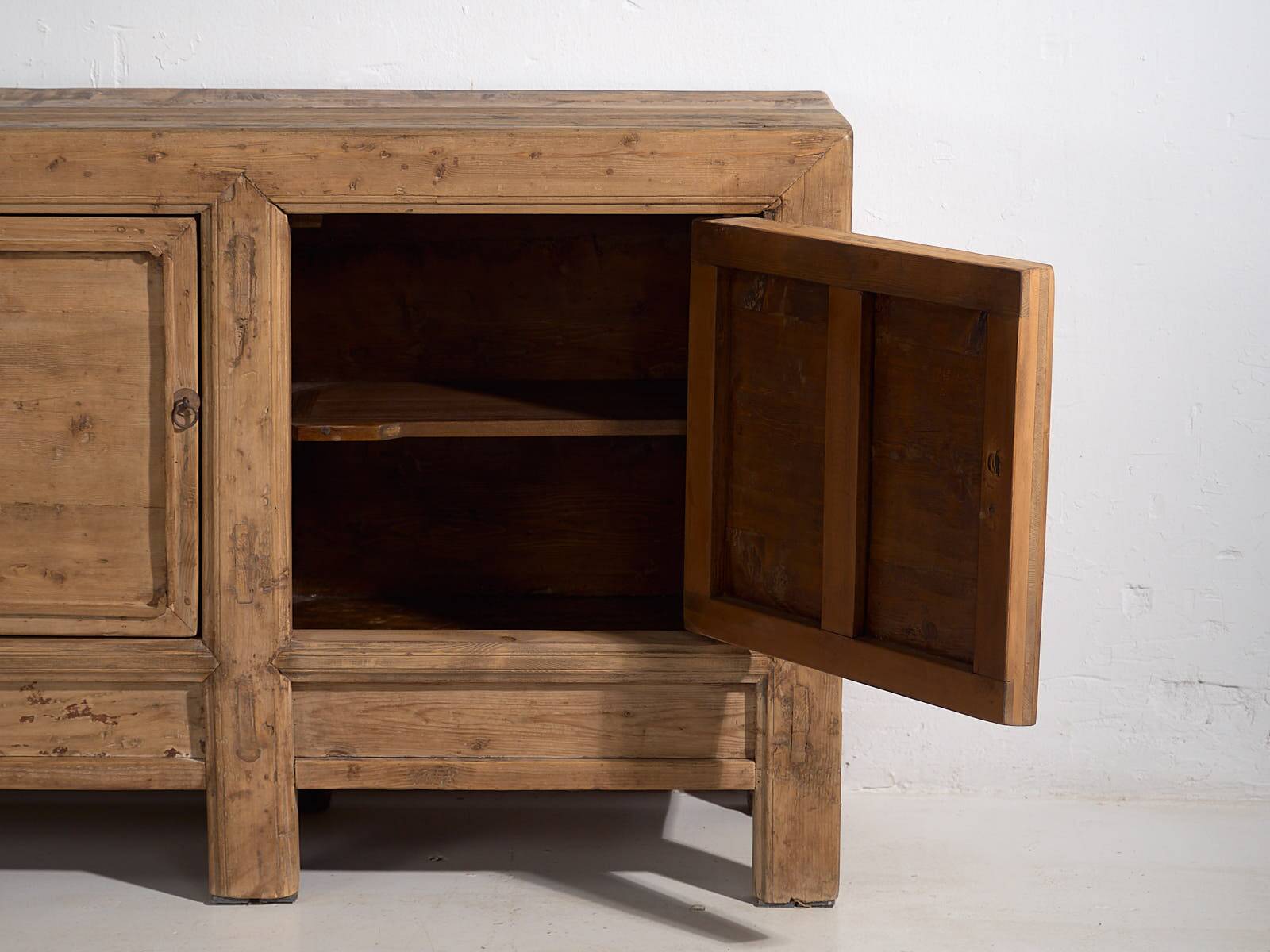 Antique Chinese three-door sideboard (circa 1900)
