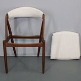 1960s Kai Kristiansen Set of Four Restored Teak Dining Chairs