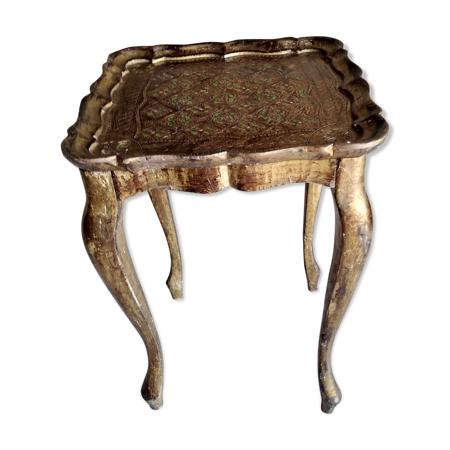 Golden venetian table