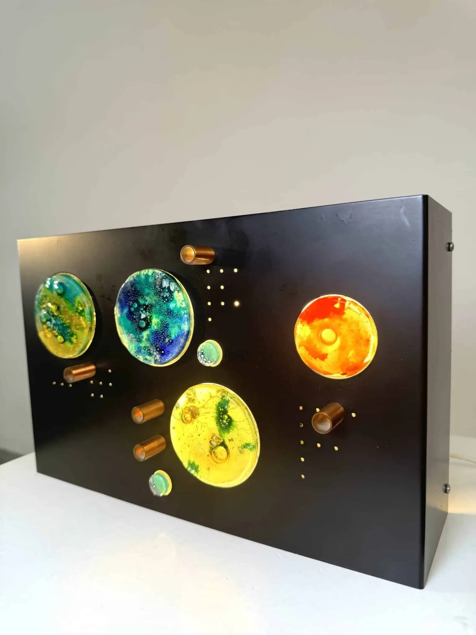 C-1701 Collage Wall Lamp By Willem Van Oyen For Raak Amsterdam, The Netherlands 1960S