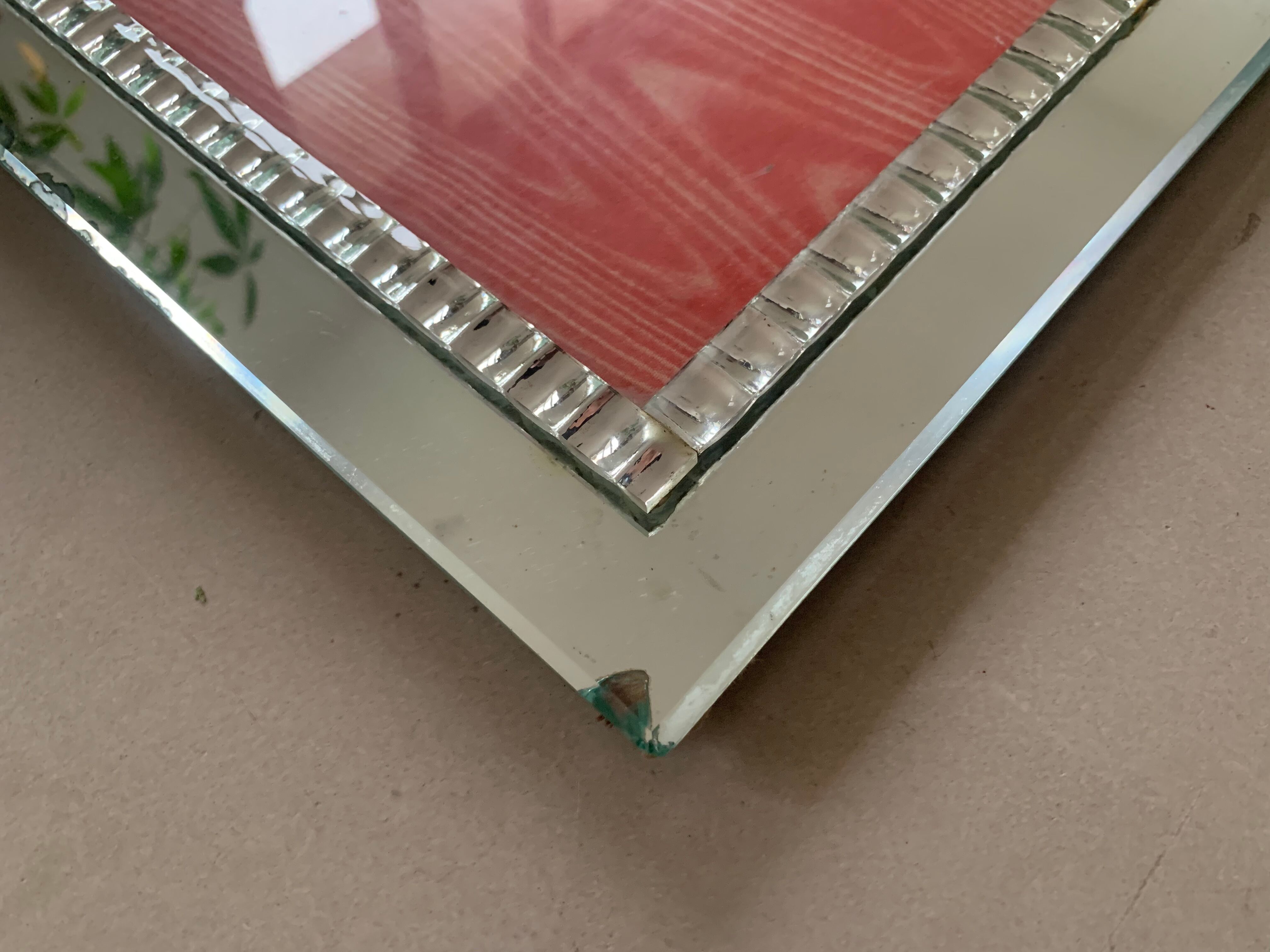 Vintage mirror frame h36cm