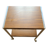 Wood and chrome sideboard