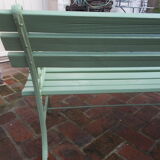 Cast iron garden bench
