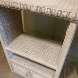 Vintage white wicker furniture
