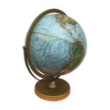 Mappemonde vintage scan-globe Danemark