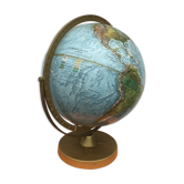 Mappemonde vintage scan-globe Danemark