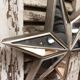 28 cm silver star mirror
