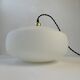Large old opaline suspension xl 35 cm vintage
