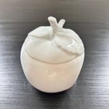 Porcelain apple sugar bowl