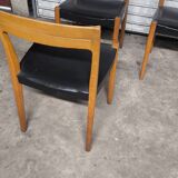 4 vintage Scandinavian teak chairs from the 1970s, Svegards Markaryd.