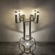 Sculptural floor lamp Space Age Rombo by Gaetano Missaglia